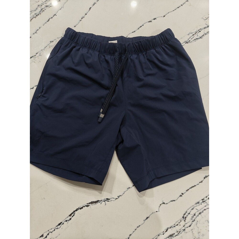 Fabletics The One Short 5" Men S Blue Gym Training Stretch Performance Running